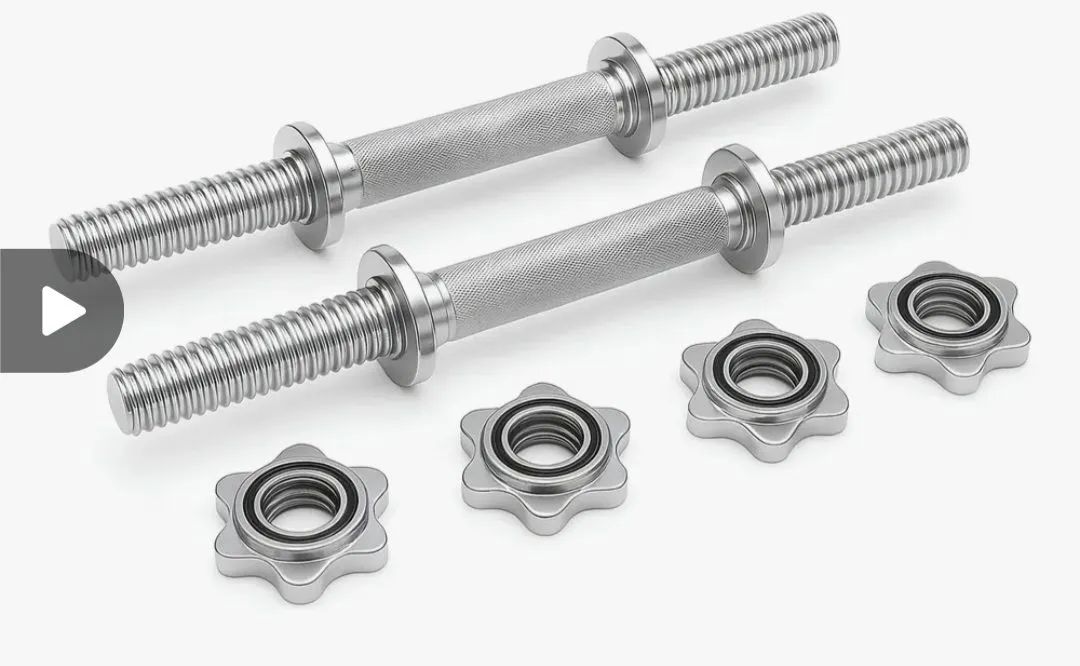BARRA CROMADA MACIÇA PARA MUSCULAÇÃO 