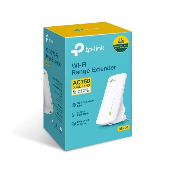 Repetidor de Wi-Fi TP-Link AC750 RE200