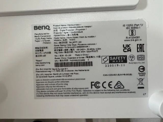 Projetor Game BenQ TH575 - Foto 5