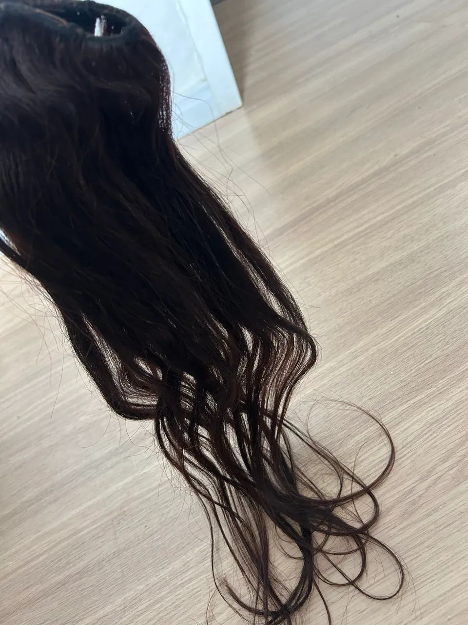 Cabelo humano (50/55cm) 3 telas 