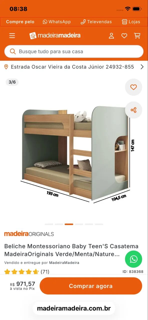 Vendo Beliche montessoriano infantil  - Foto 2