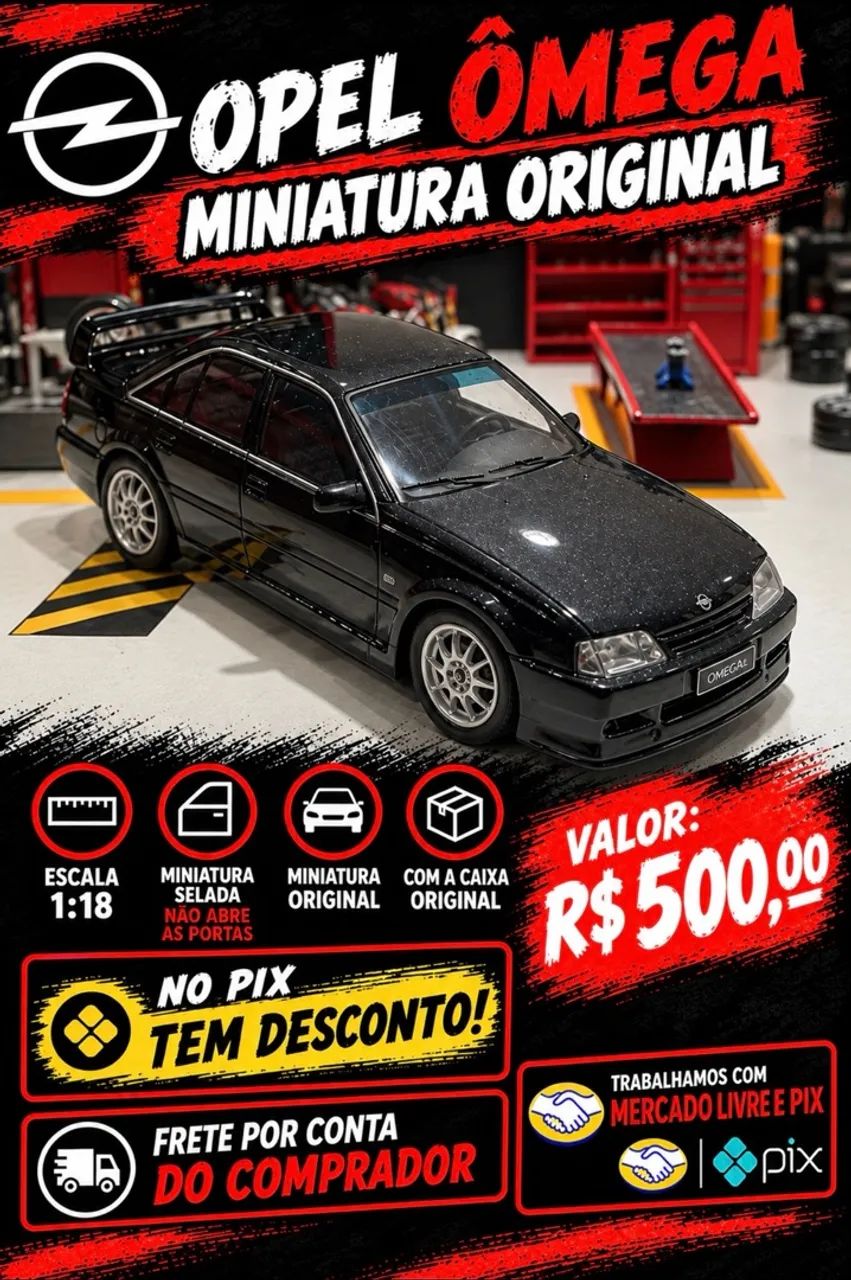 Miniatura Opel omega 1:18 