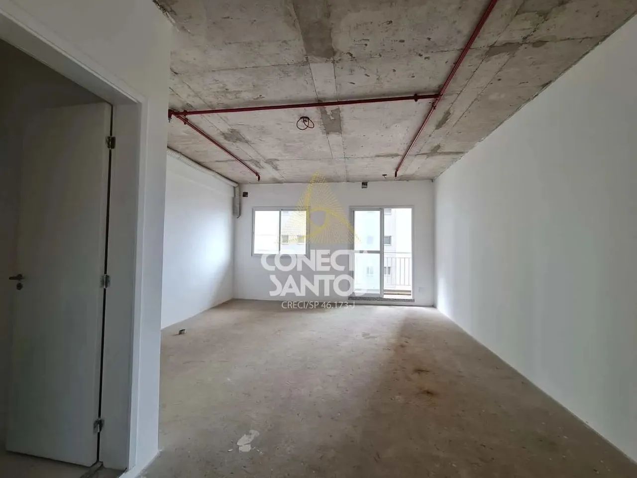Sala com Lavabo e Sacada em Santos, Cod: 916 - Foto 3