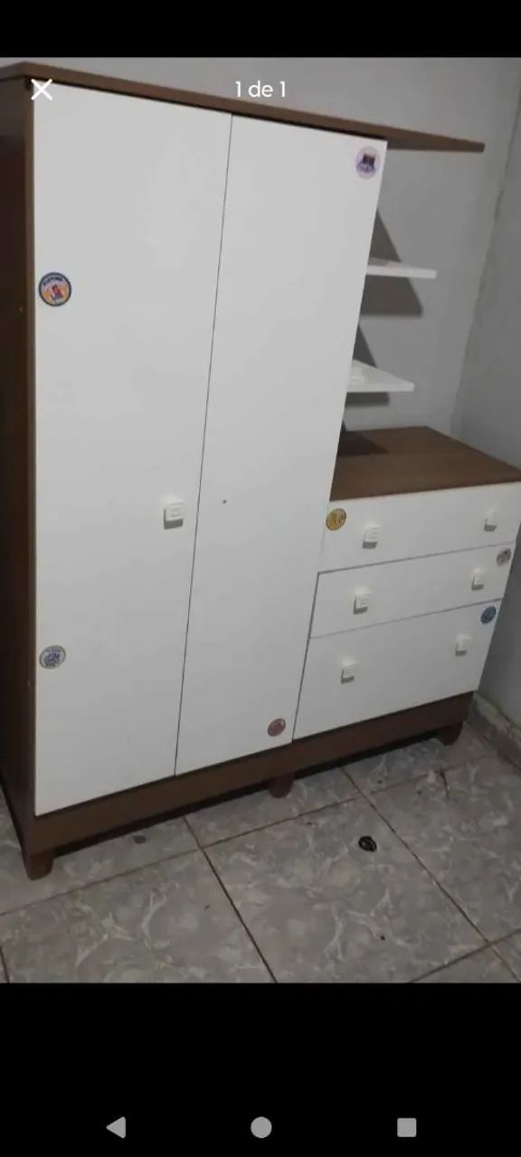 Guarda roupa infantil 