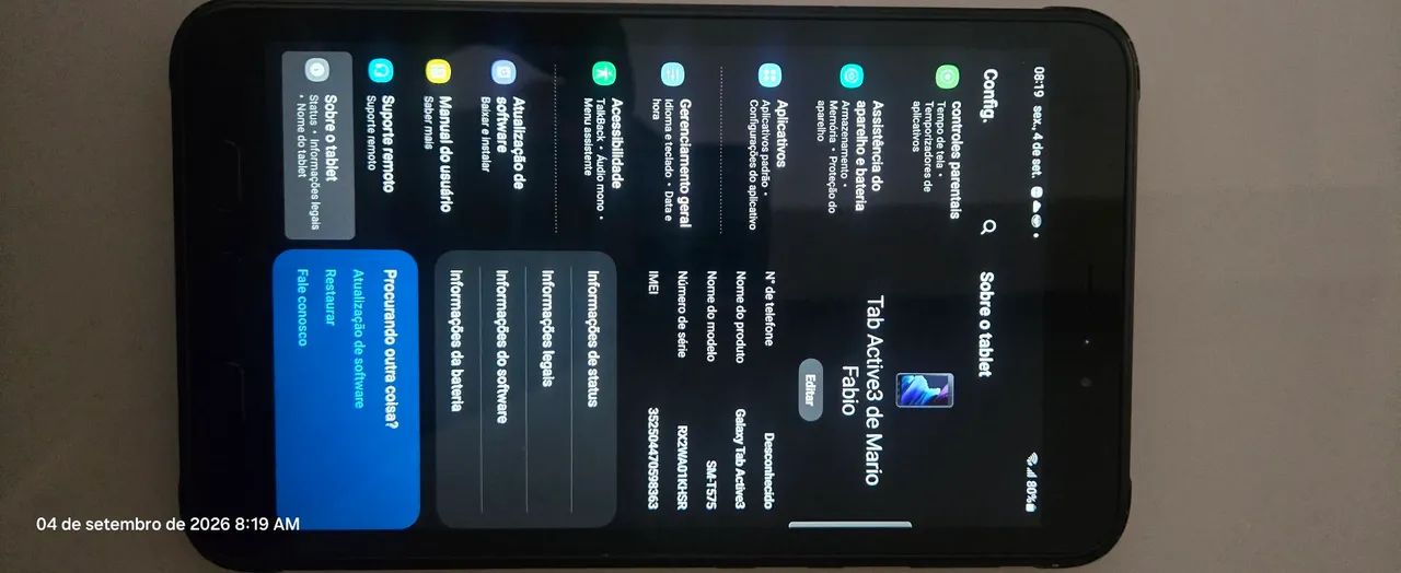 Tablet Samsung Active 3
