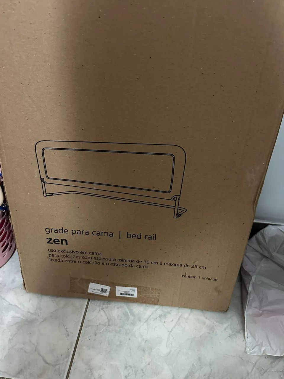 Grade de cama para proteção infantil Kiddo NOVA - Foto 2