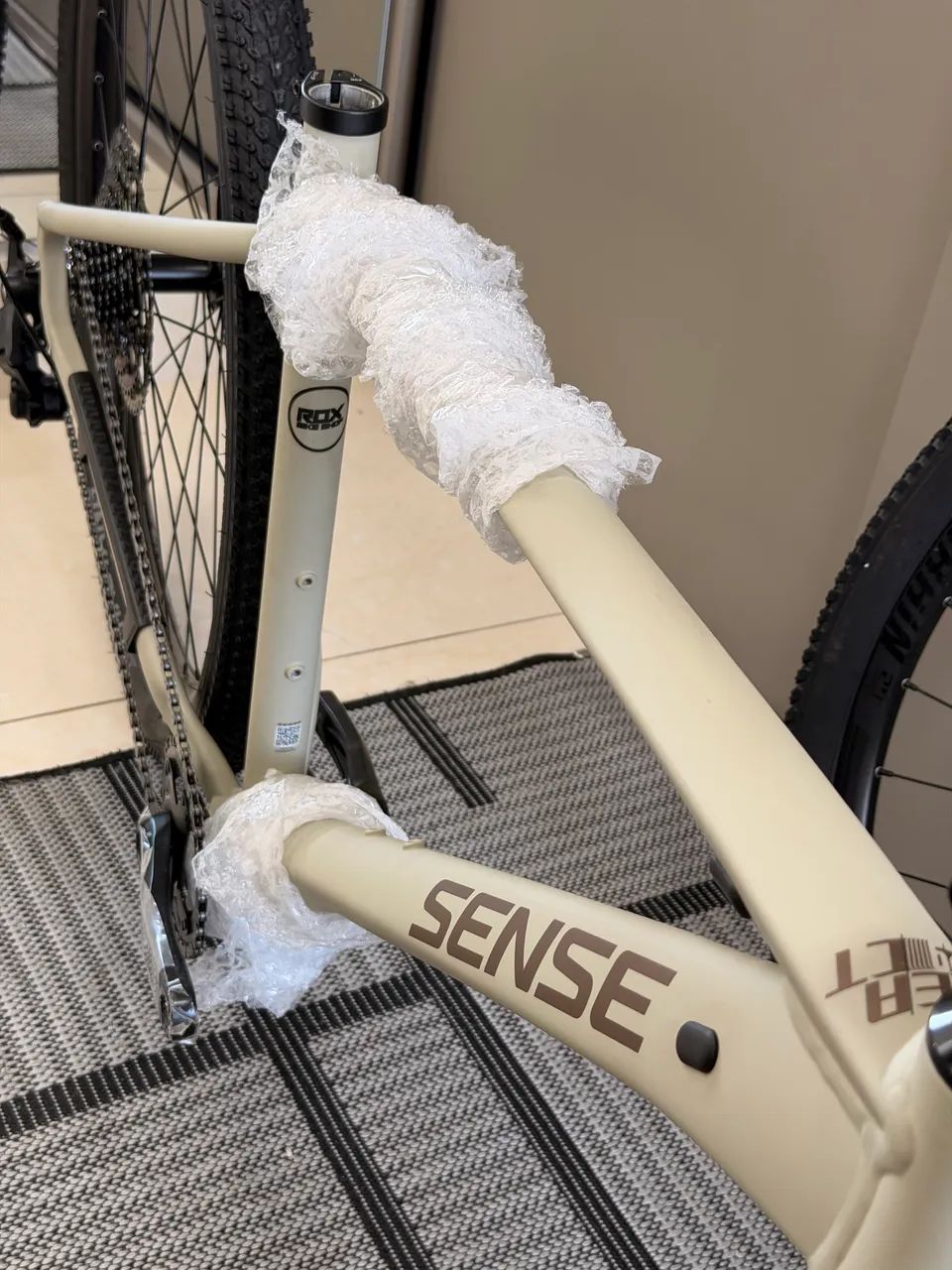 Bicicleta Sense React Comp V2 Creme/marrom 2026 - Foto 2