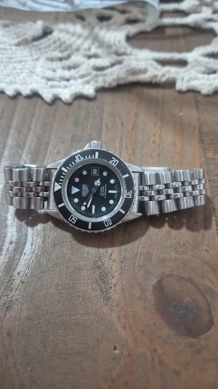 Relógio Heuer Professional 200M Vintage Pré-TAG Anos 80 - Foto 3