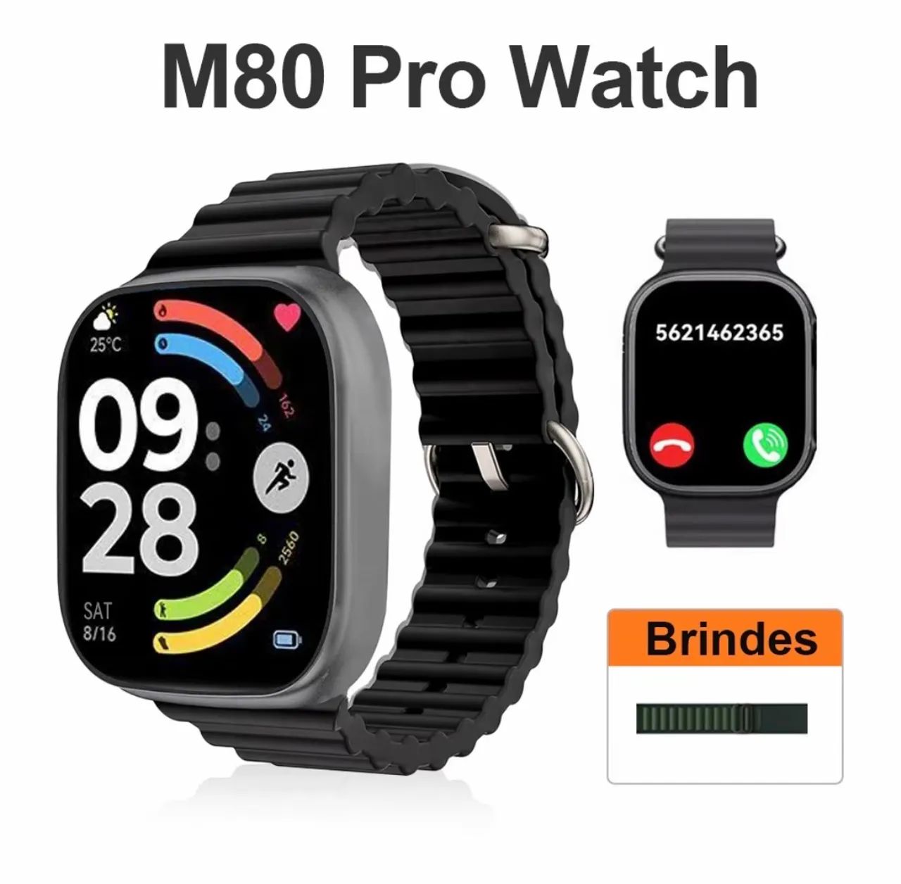 Relógio smart m80 - Foto 4