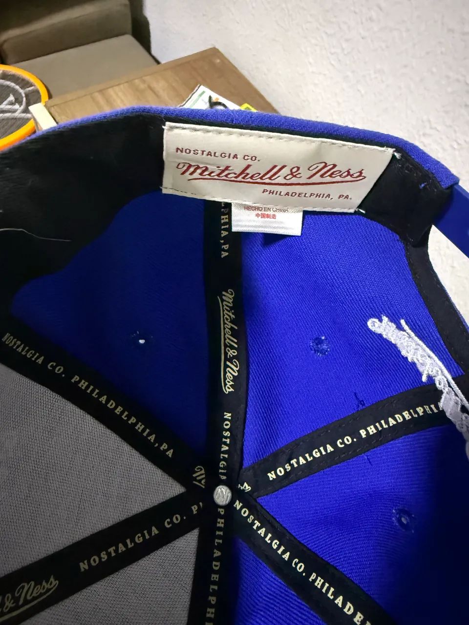 Boné Mitchell & Ness Original NBA Orlando Magic Azul Premium Novo - Foto 4