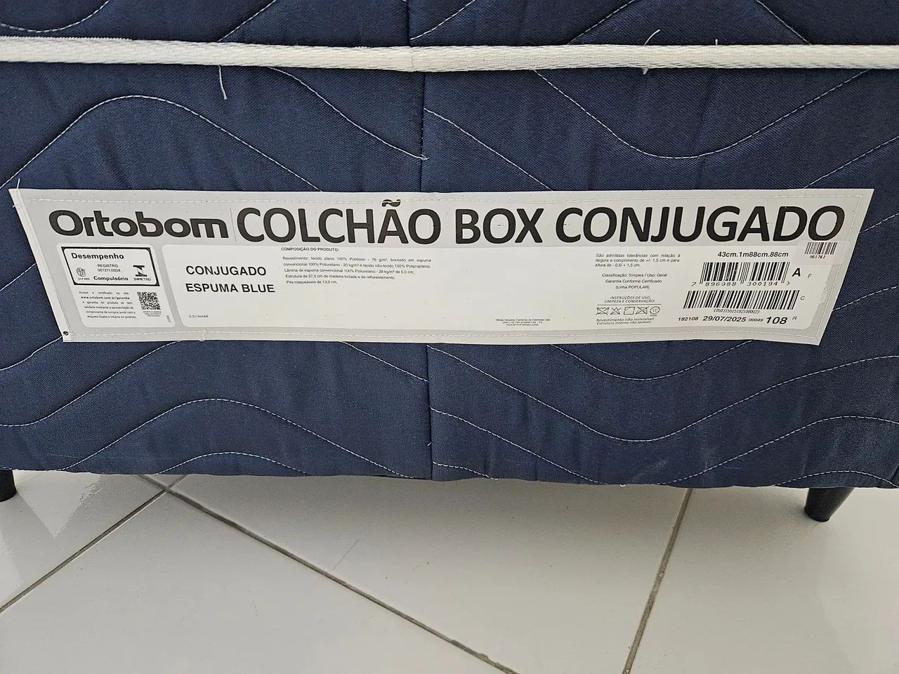 Colchão conjugado Ortobom solteiro  - Foto 4