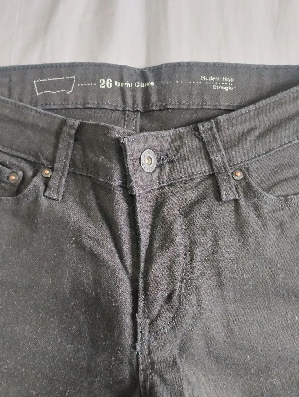 Calça Jeans, tamanho 26 - Foto 2