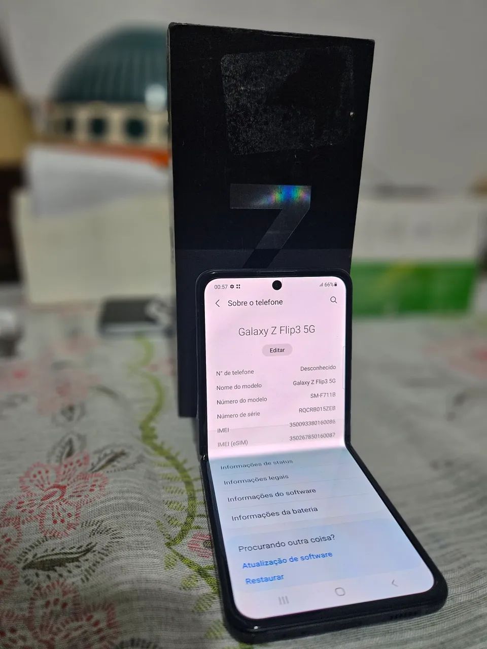ZFlip 3  e  MOTO G7 POWER 