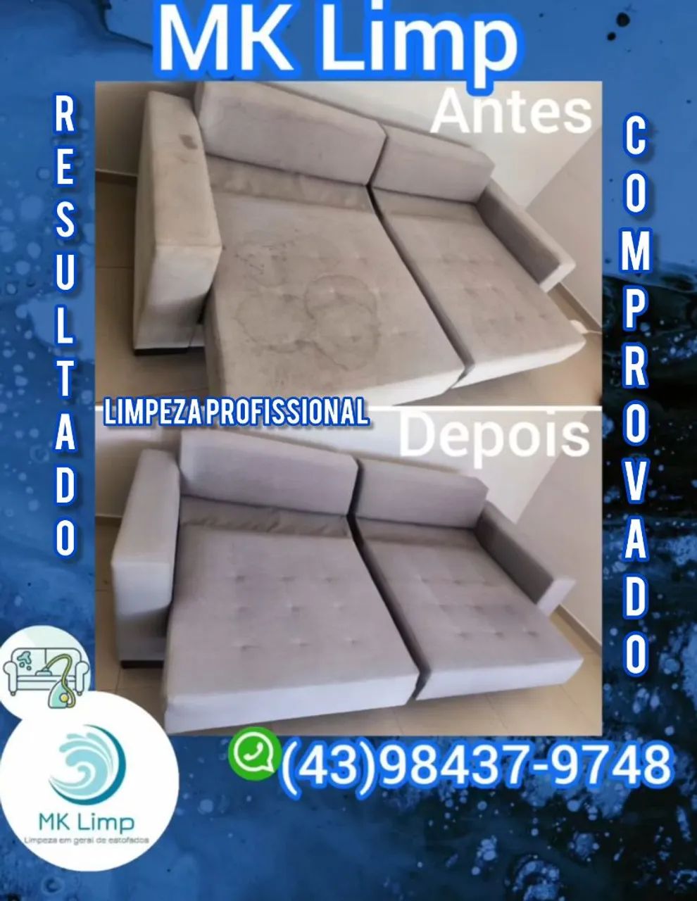 Limpeza de sofá e colchões e estofados em Geral 