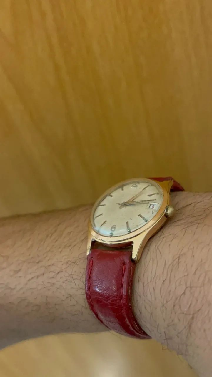 Relógio Optima Suiço 1950 - Foto 5