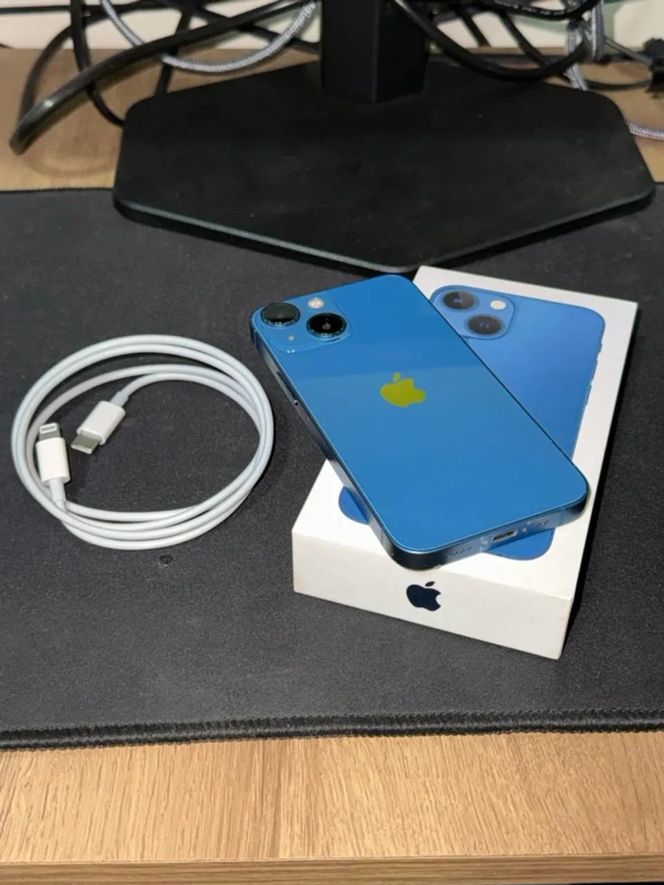 iPhone 13 Mini Azul - 128GB (Completo + Brindes) - Celulares e