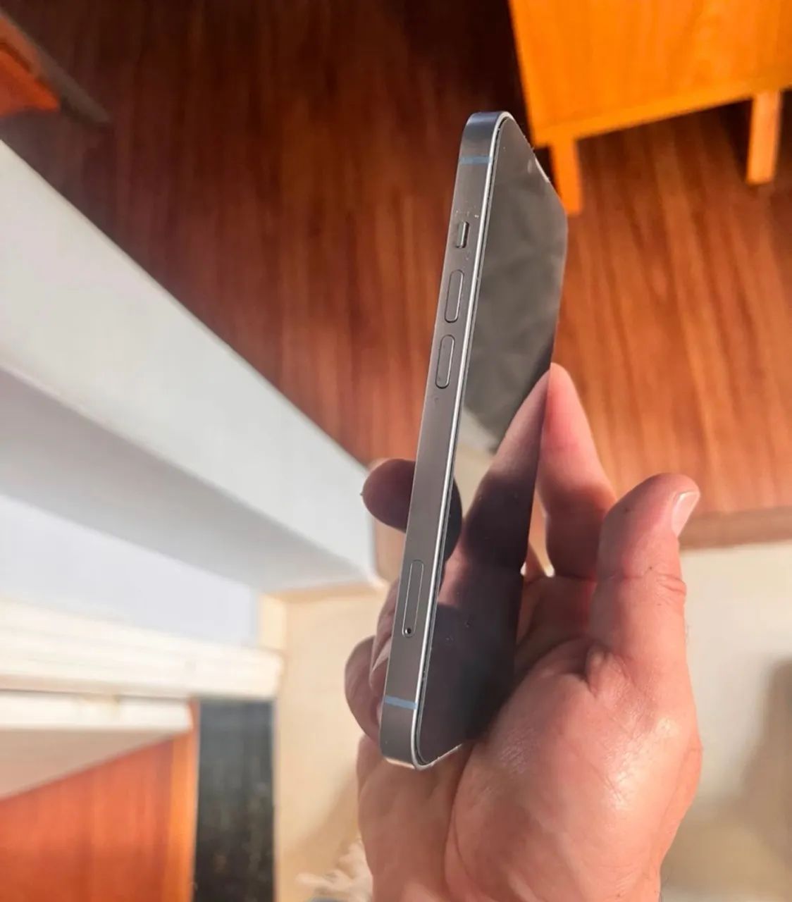 iPhone 14 azul *tela traseira Quebrada* - Foto 2