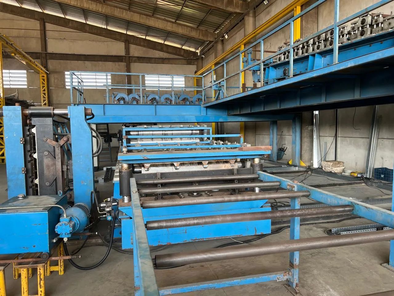 Linha de produção continua de painéis de sanduíche PU/PUR/PIR/ EPS - Foto 2