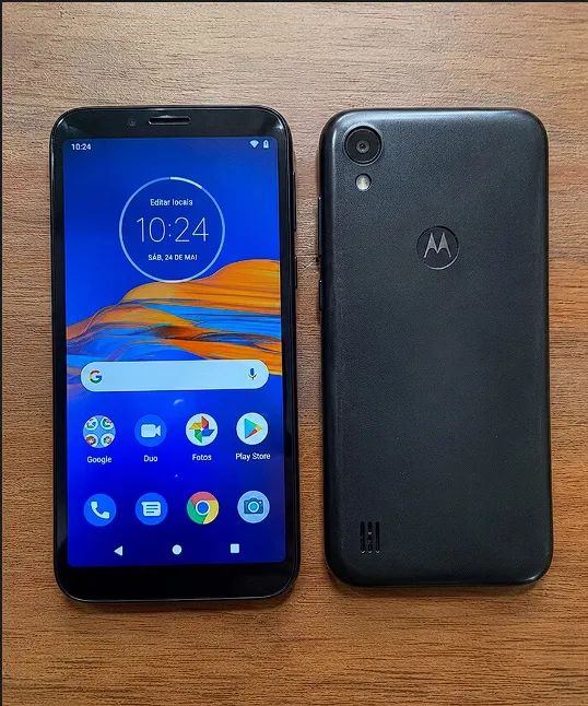 moto e6 play 32gb - celular motorola, conservado e funcionando perfeitamente