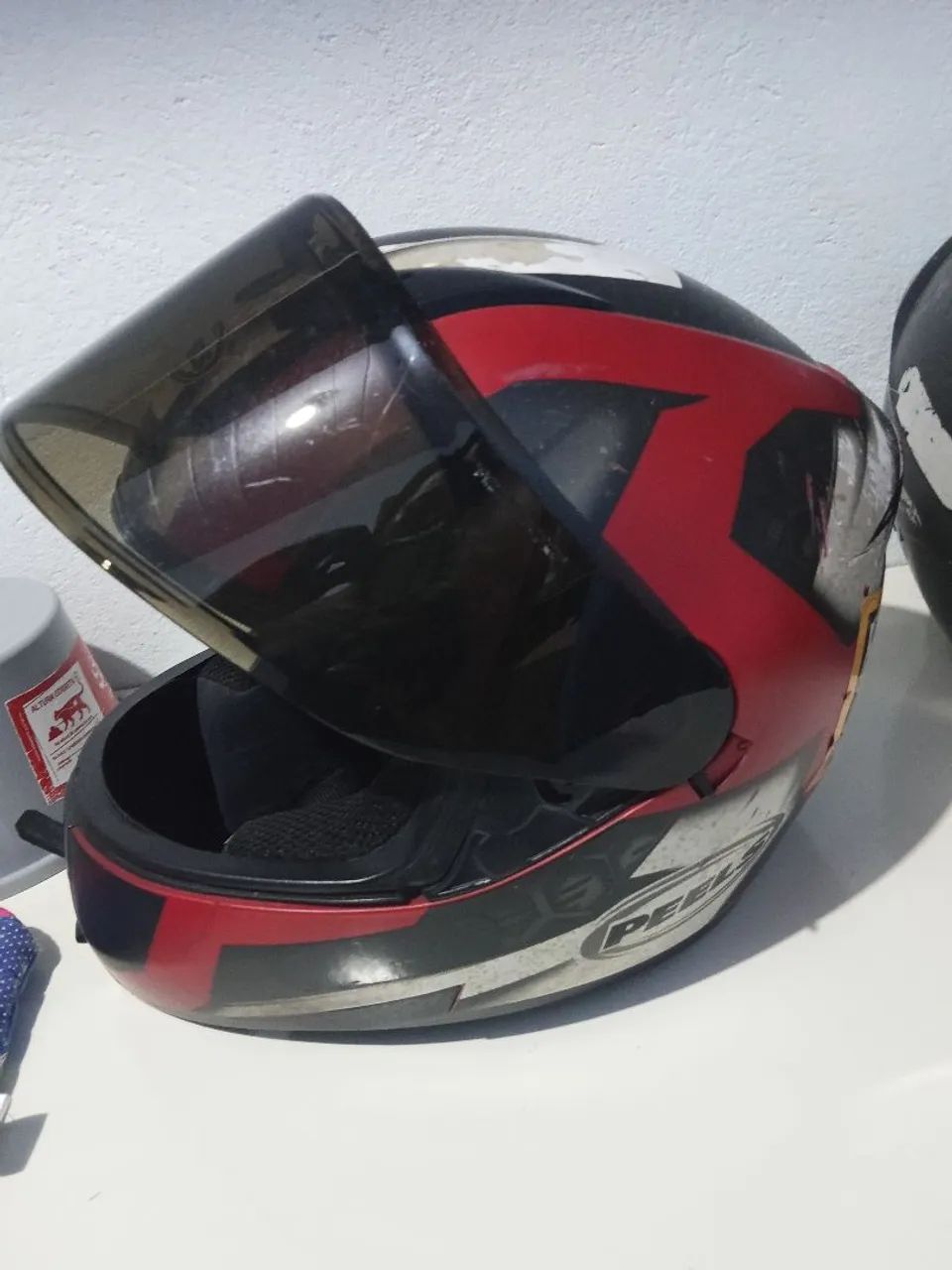 CAPACETE COM VISEIRA FUME - Foto 3