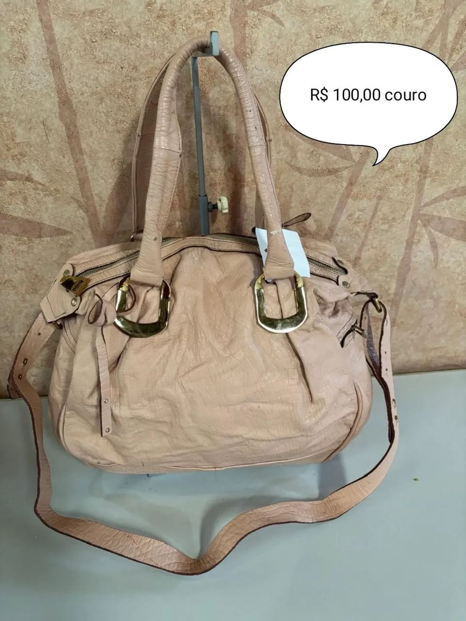 Bolsa de couro legítimo com avaria  - Foto 4