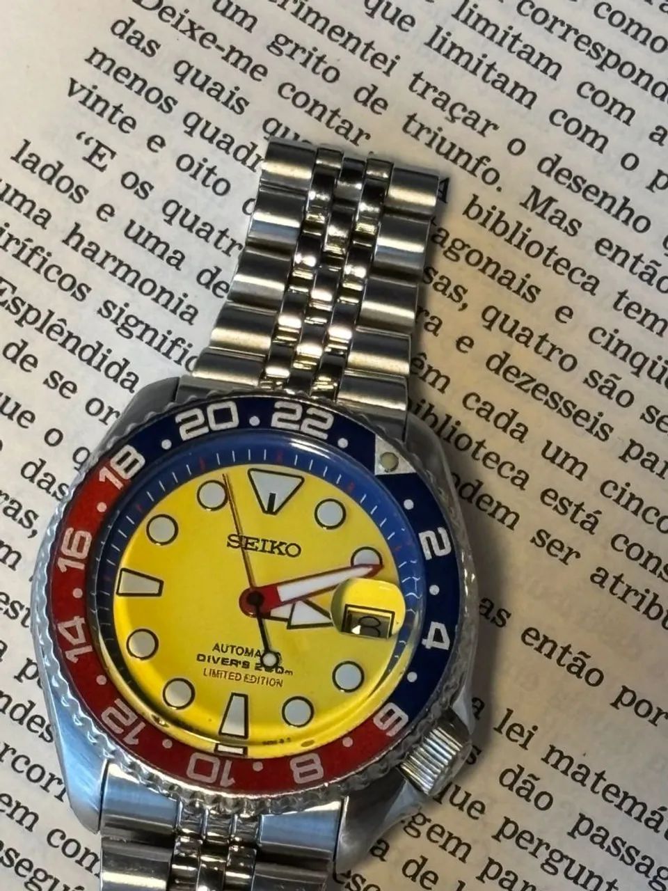 SEIKO DIVER 7002-700A MOD - CAL. 7002A 17J - AUTOMÁTICO - 42MM - JUBILEE 20CM