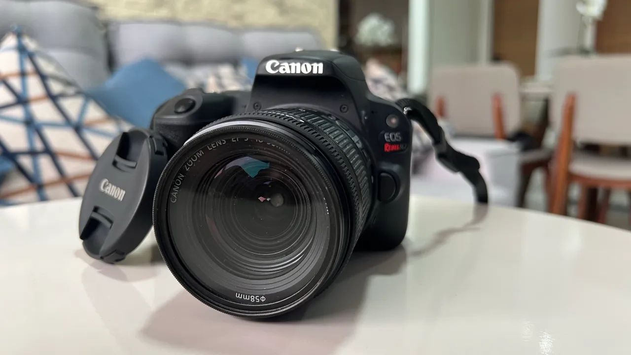 Kit CANON EOS REBEL SL2 + 03 LENTES ORIGINAIS CANON MENOS DE 10.000 CLIQUES