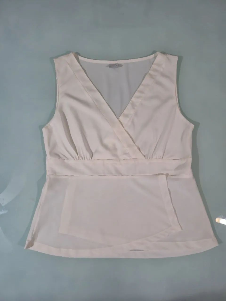 Blusa off white - usada - Foto 3