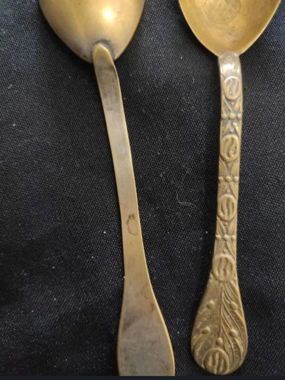 Colheres antigas banhadas a ouro  - Foto 4