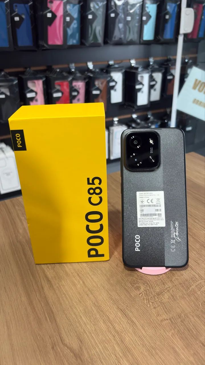 Celular Smartphone Xiaomi Poco C85 256/8G Black - Foto 5