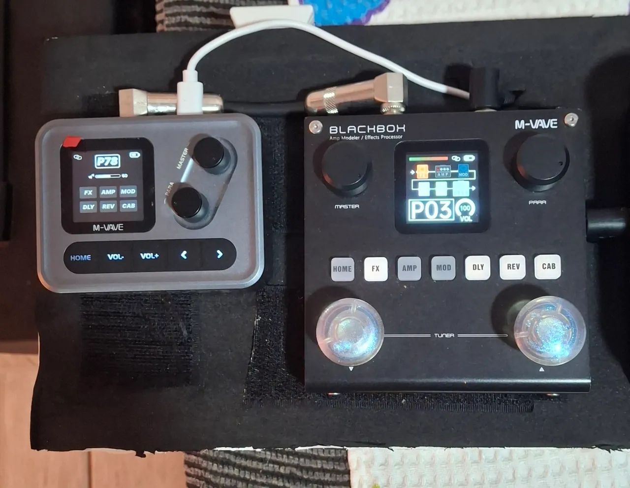 Vendo pedaleiras  pocket amp pedal de volume  blachboh da   m vave - Foto 3