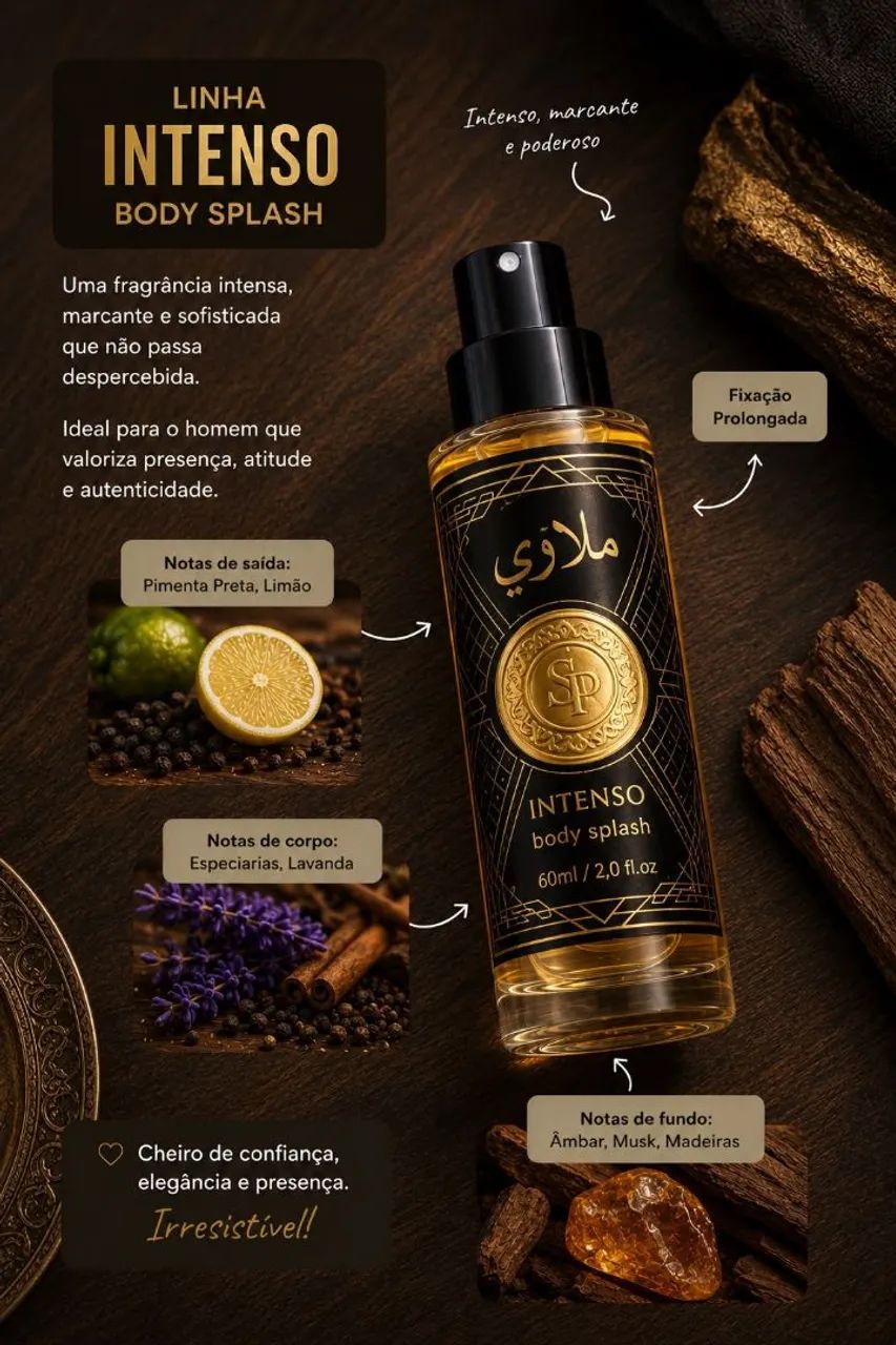 Body Splash Masculino- Intenso