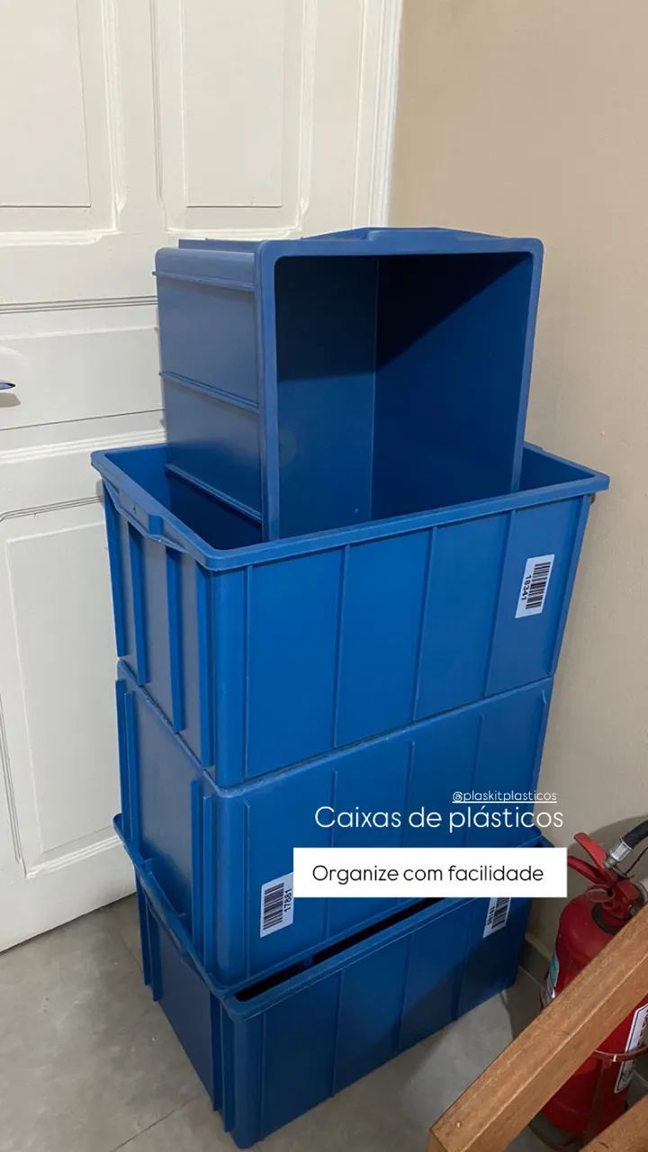 Caixa de plástico usada - Foto 2