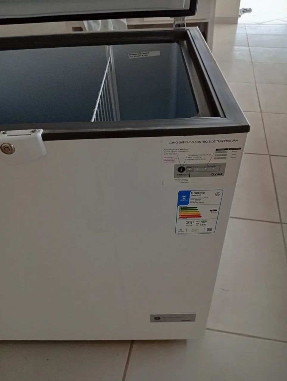 Freezer vertical novo, ainda sem uso - Foto 3
