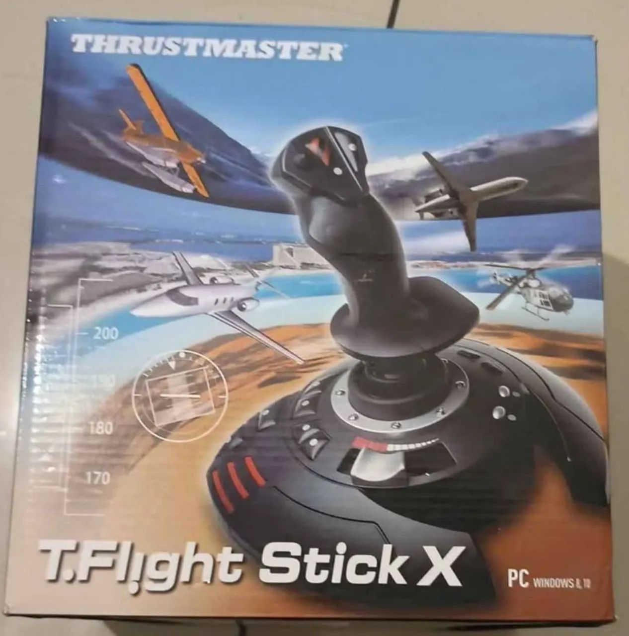 Simulador de voo thrustmaster p/pc