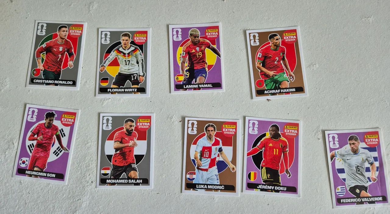Figurinhas extras copa 2026