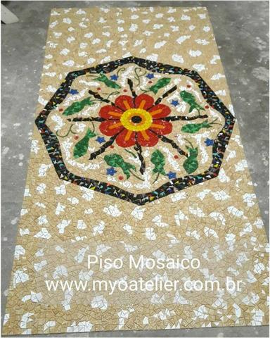 Piso Mosaico, acabamento, porcelanato, mosaico, mandala - Foto 2