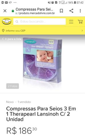 Compressas para Seio 3 em 1 Importado - Foto 2