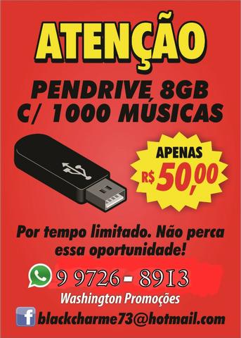 Pen drive com musicas