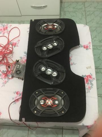 Vendo esses 4 6x9 da bravoz tudo zero no tampao do uno way - Foto 4