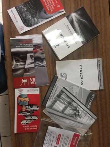 Manual do proprietário Corolla 2017