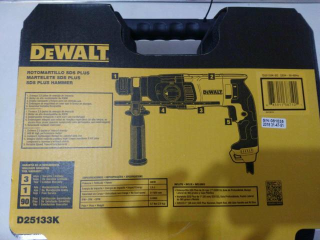 Martelete SDS PLUS DEWALT