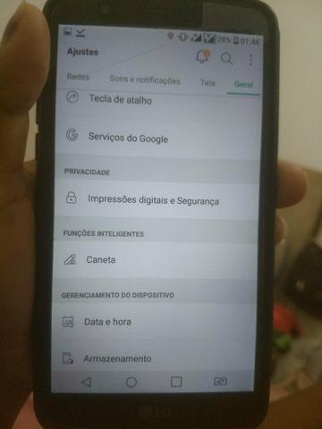 Celular Lg k10 pro com biometria e caneta ! - Foto 2
