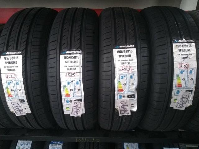 Kit 4 Pneus 195/65-15 Novos em 10x s/juros