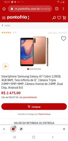 Troco um A7 em cinquentinha em bom estado - Foto 6