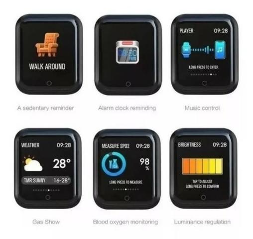 Relógio Smartwatch Sport Bracelet P70 Com Duas Pulseiras - Foto 3