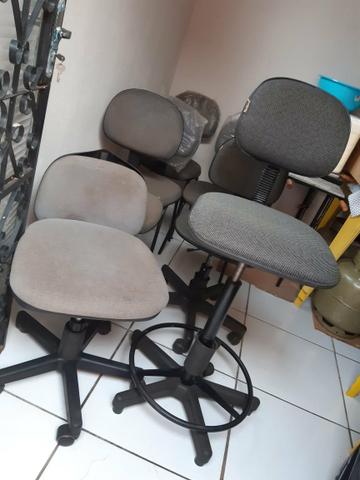 Cadeira de escritório de rodinha 7 cadeiras