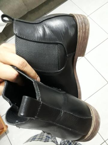 Bota couro tamanho 11 - Foto 3