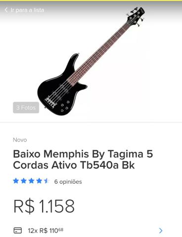 Contra baixo Memphis 5C - Foto 4