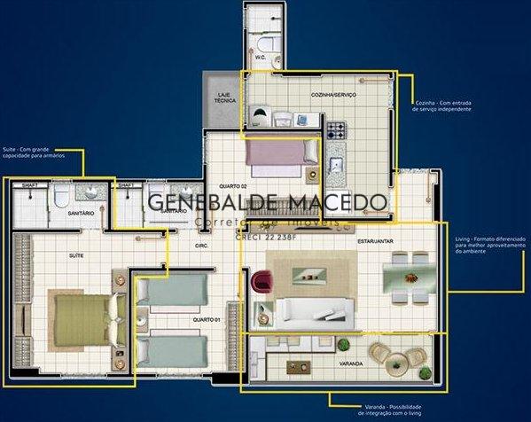 Apartamento, Santa Mônica, Feira de Santana-BA - Foto 5